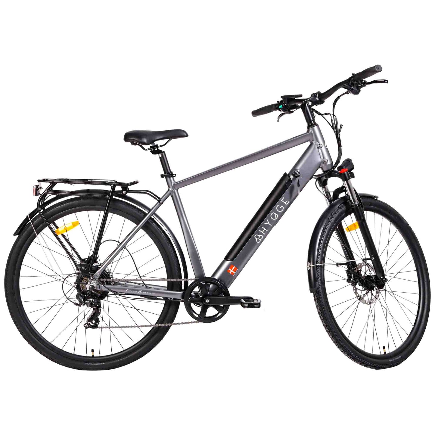 "Hygge Aarhus Electric Bike Graphite Grey 250W Motor 1"
