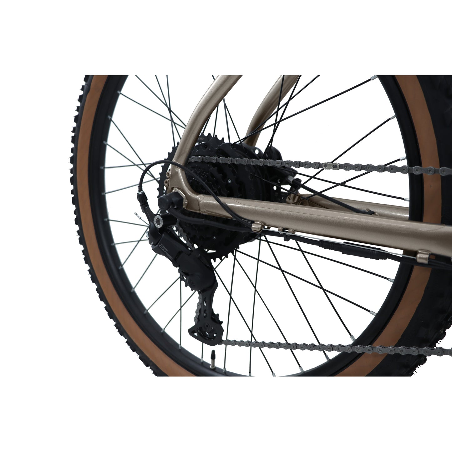 Claud Butler Ridge 2.0 Electric Bike back tyre