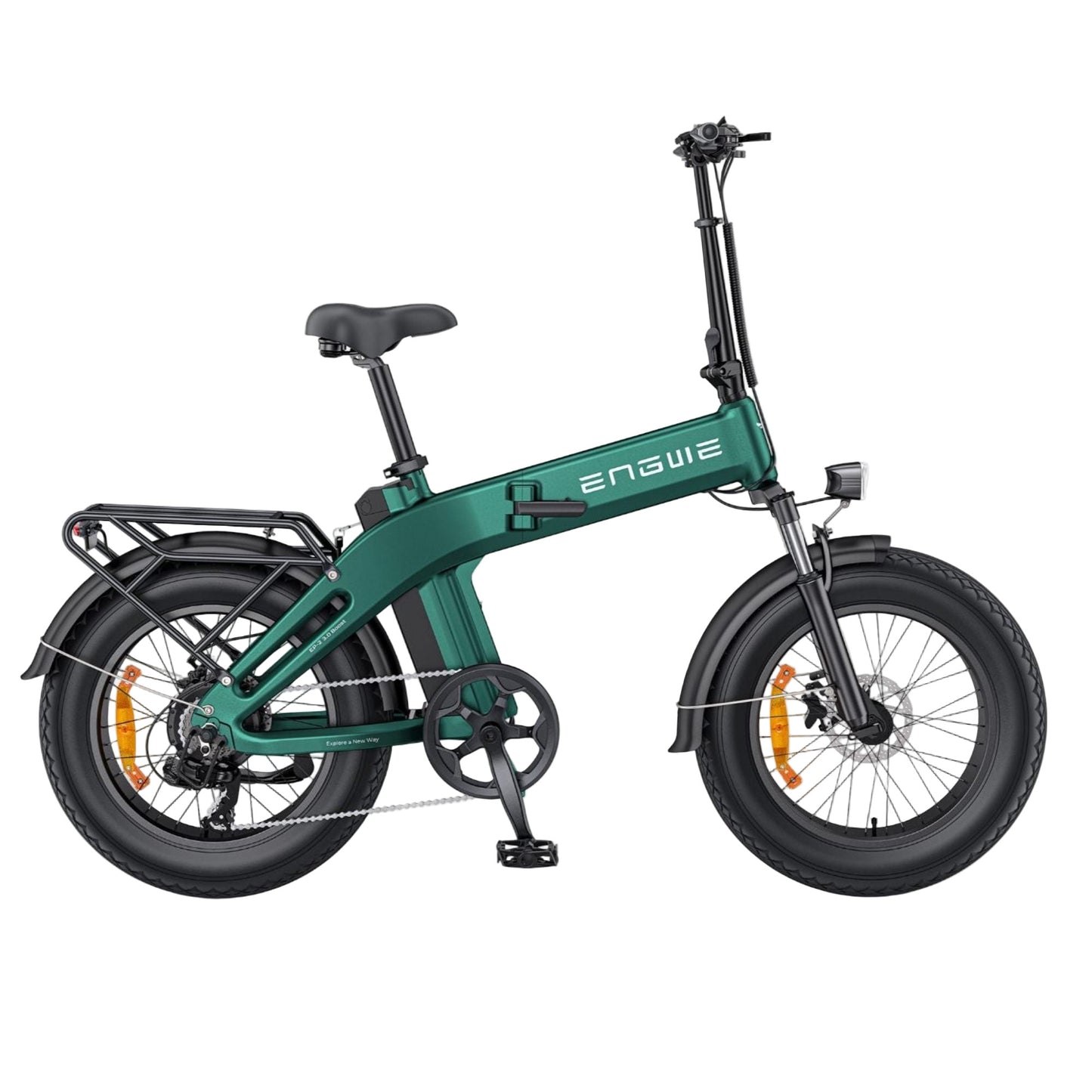 Engwe EP-2 3.0 Boost Electric Bike Green Side View