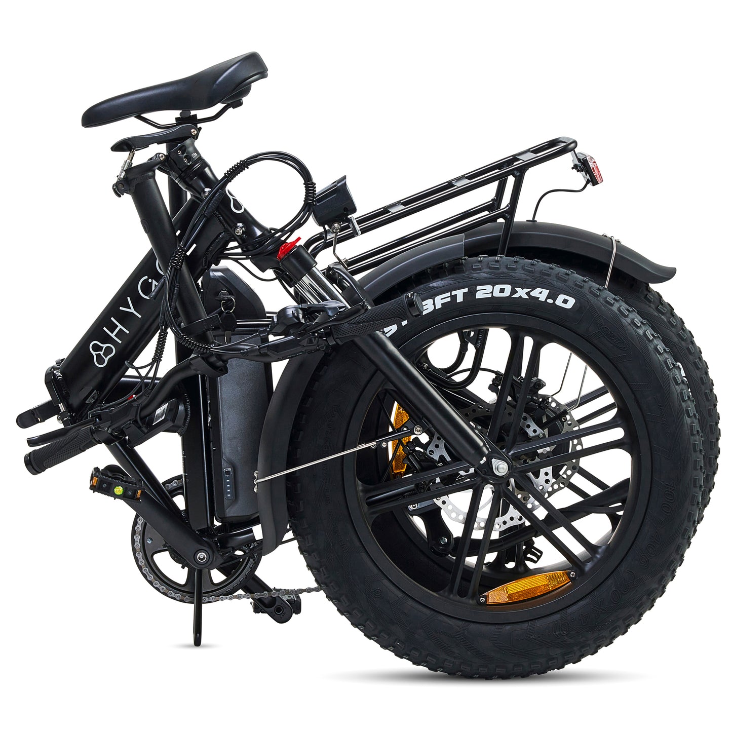 Hygge Vester Electric Bike Onyx Black Folded