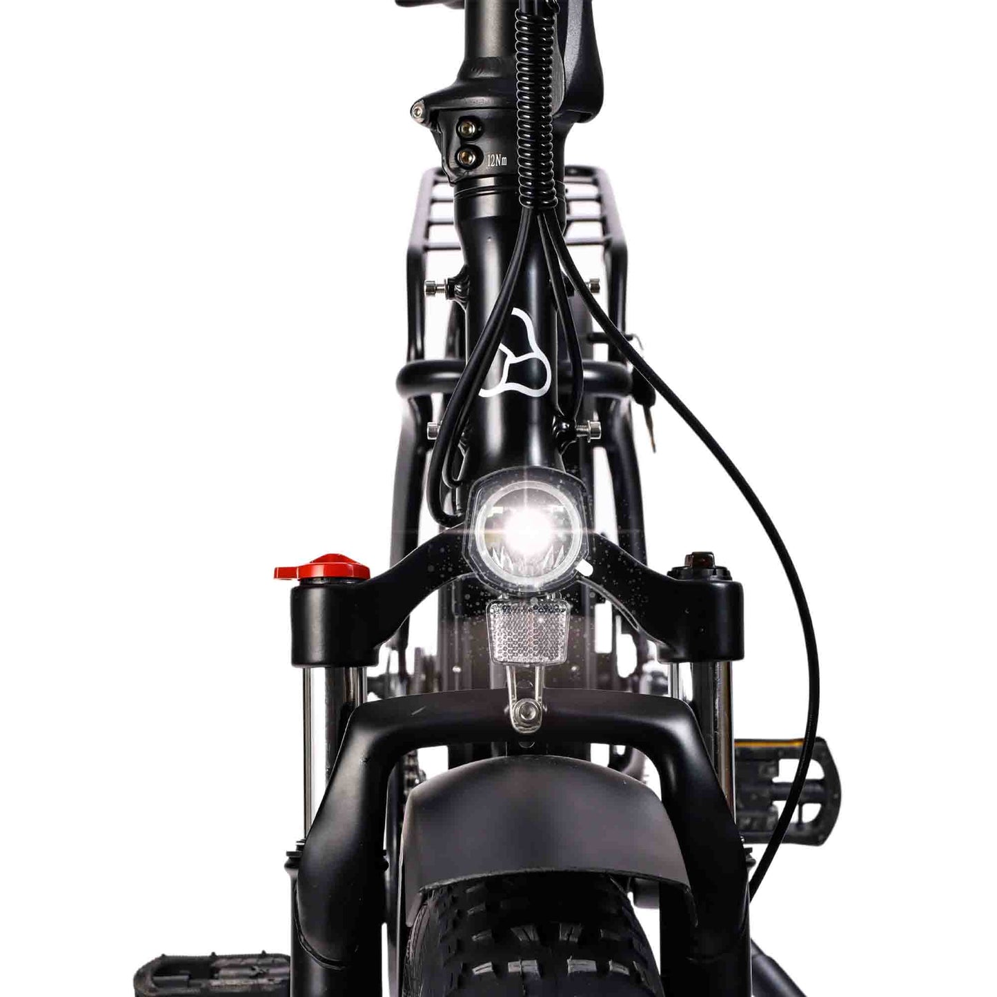Hygge Vester Electric Bike Onyx Black Front Light