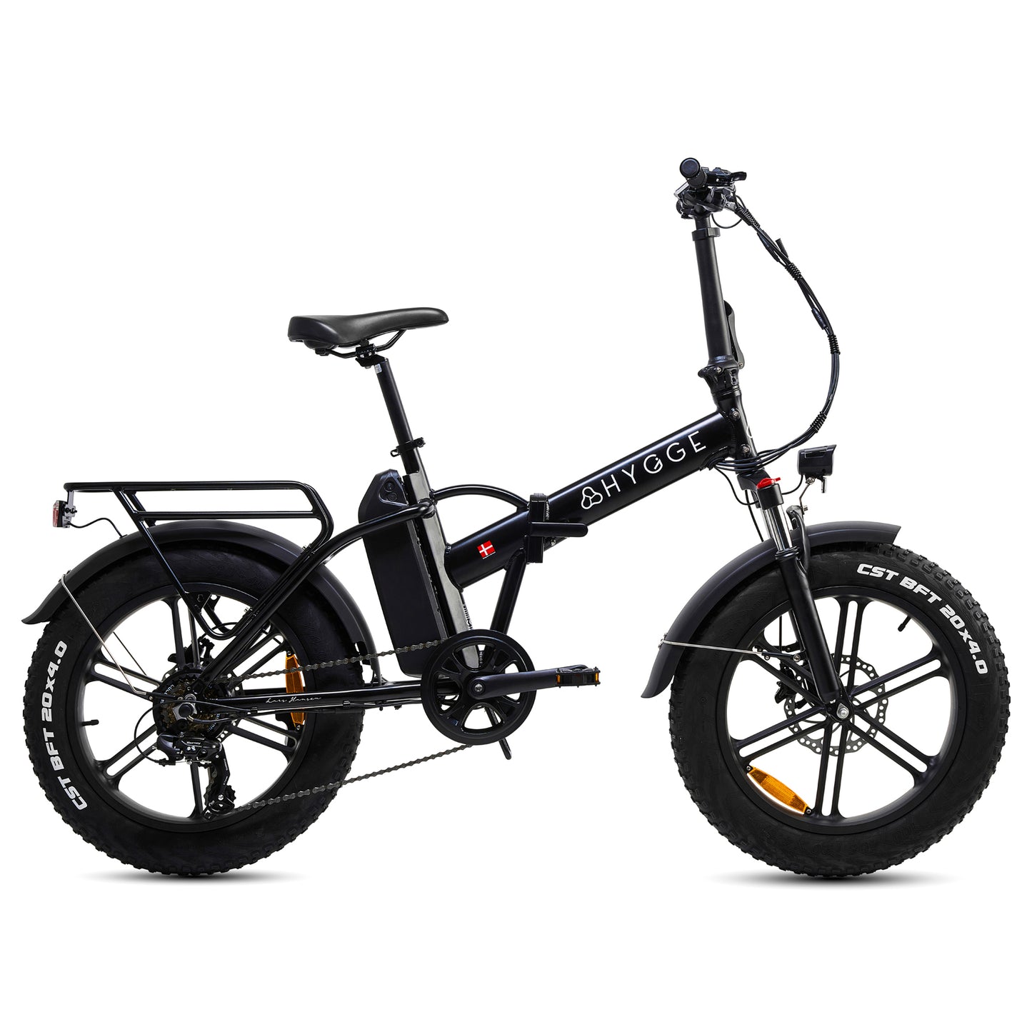 Hygge Vester Electric Bike Onyx Black Full View