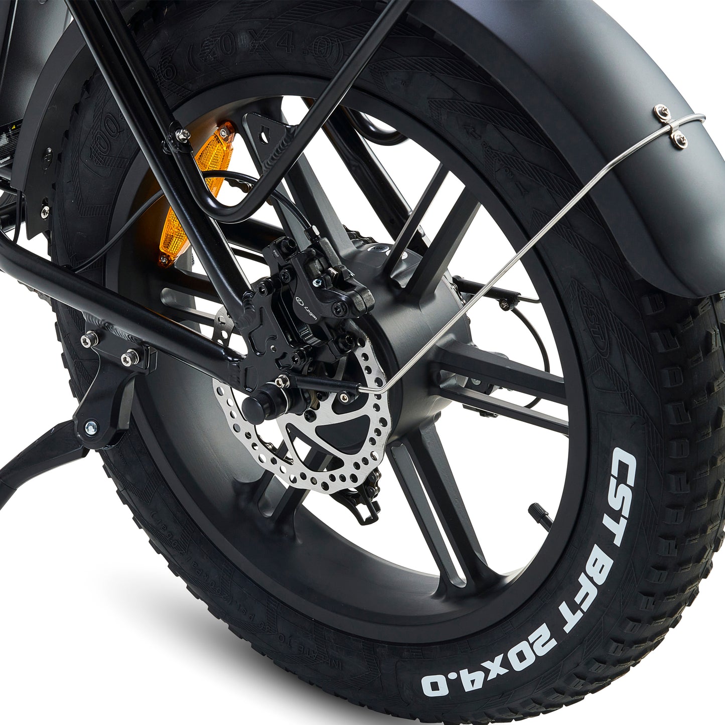 Hygge Vester Electric Bike Onyx Black Back Tyre