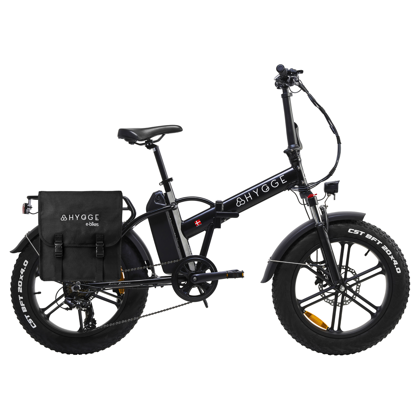 Hygge Vester Electric Bike Onyx Black Full View 1