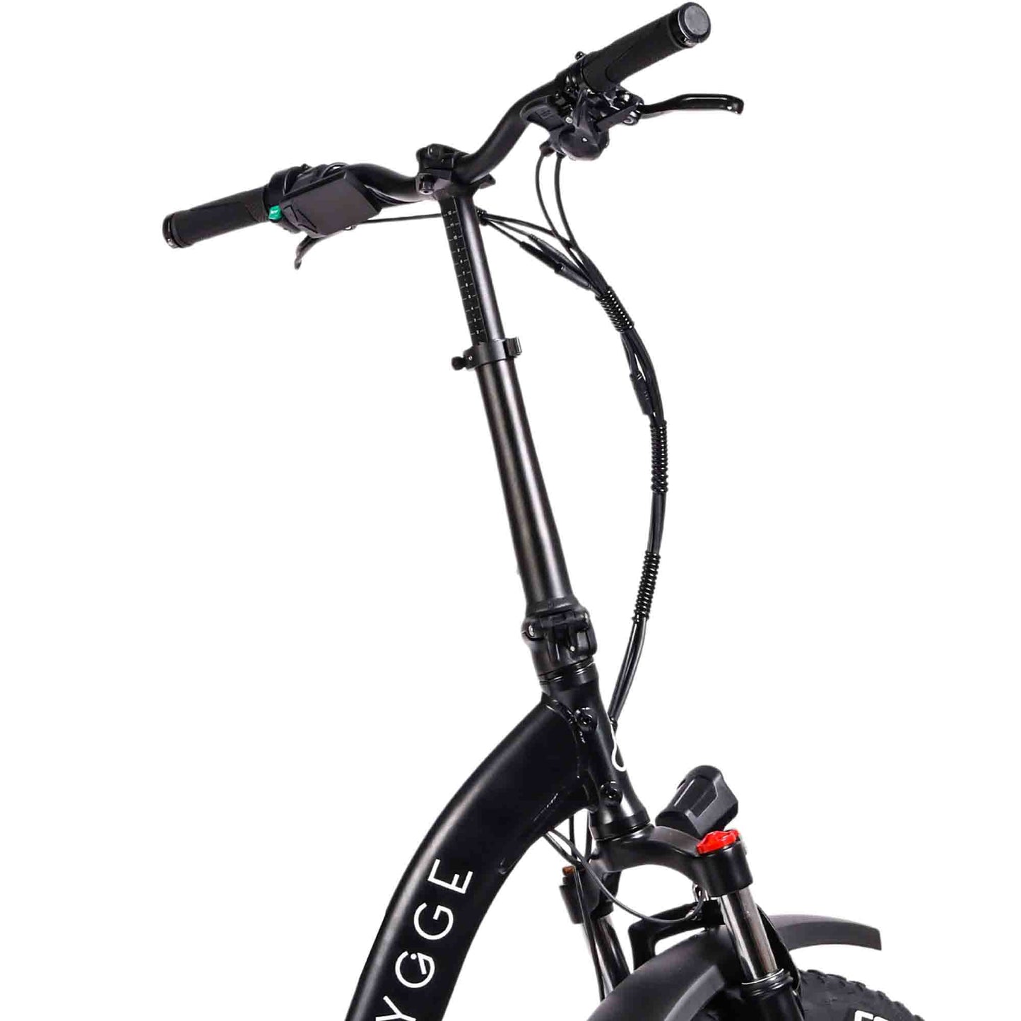 Hygge Vester Step Through Electric Bike Onyx Black Foldable