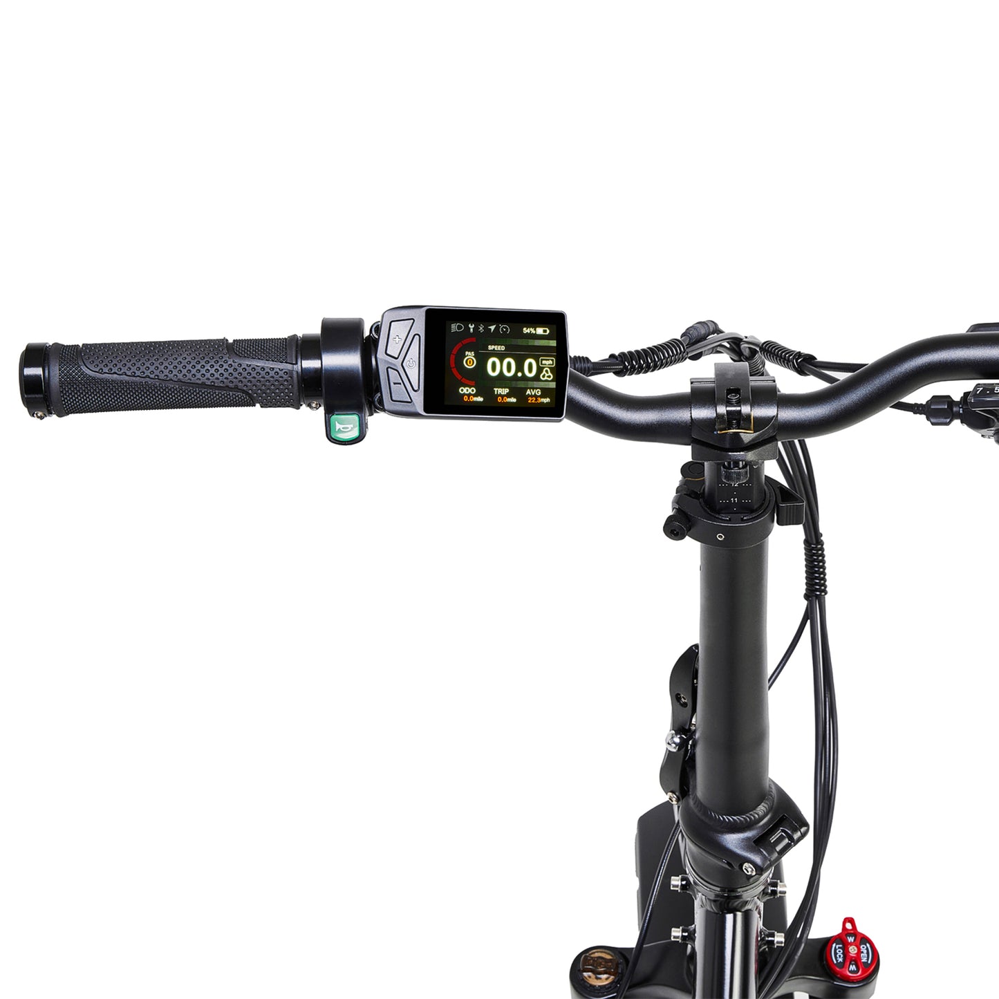 Hygge Vester Step Through Electric Bike Onyx Black Foldable