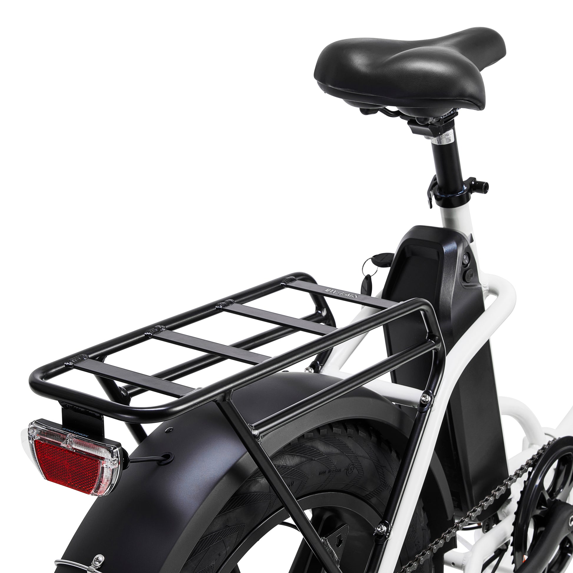 Hygge Vester Step Electric Bike Heron White Carriage