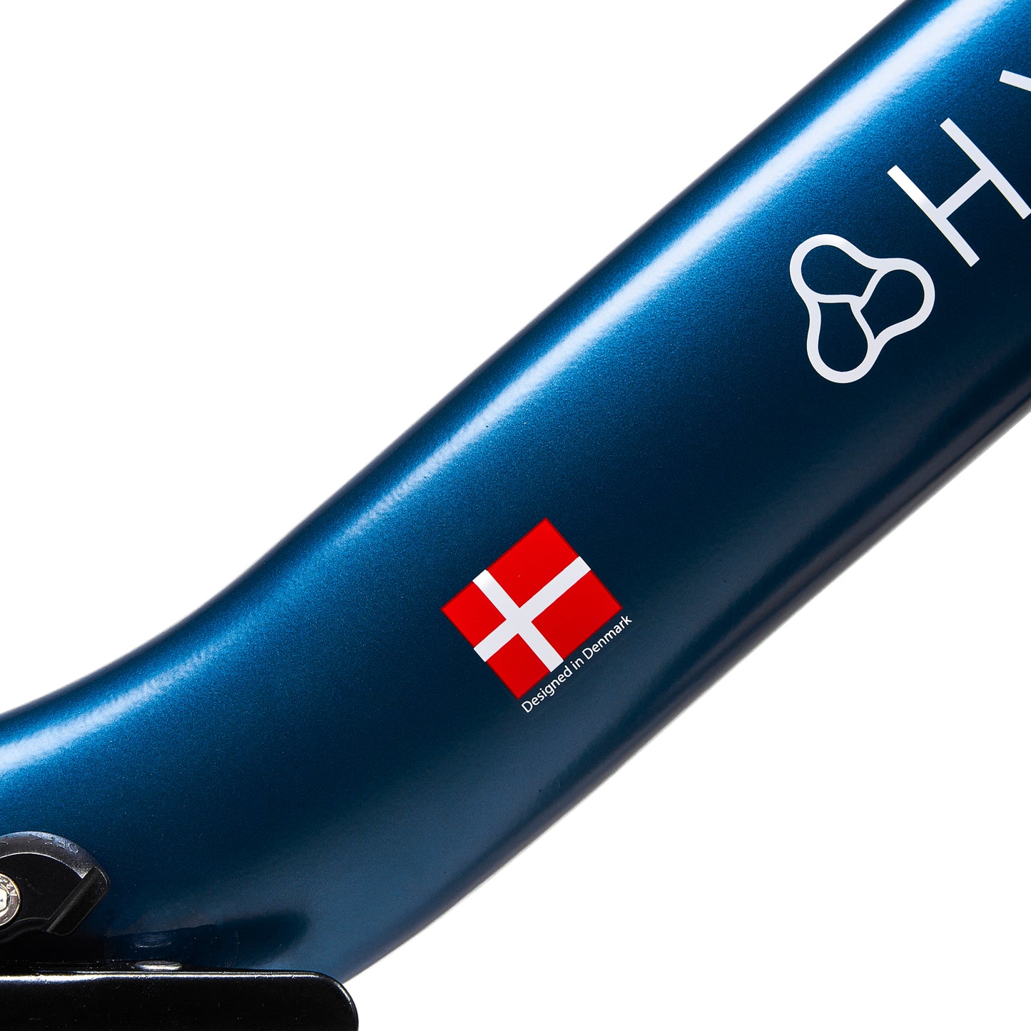 Hygge Virum Step Electric Bike Navy Blue Logo Frame