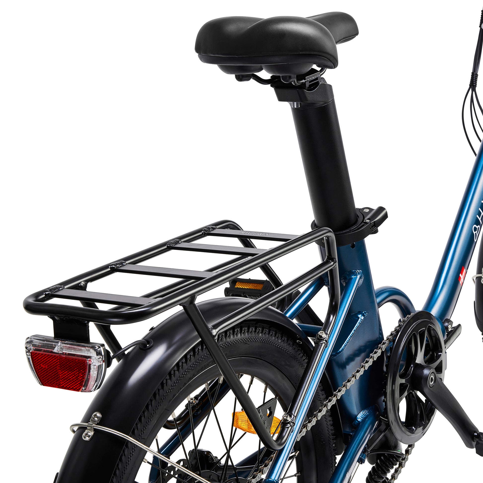 Hygge Virum Step Electric Bike Navy Blue Carriage