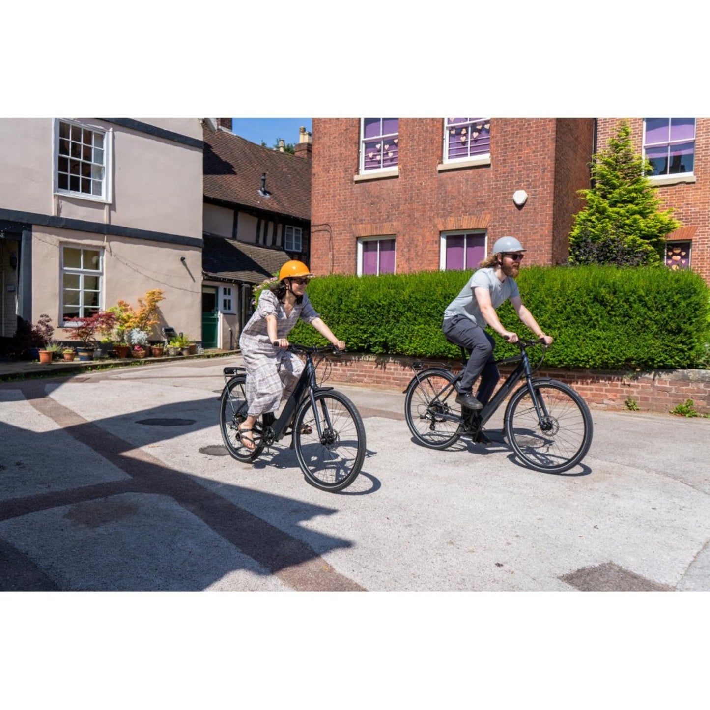 dawes scenic crossbar electric bike street ride