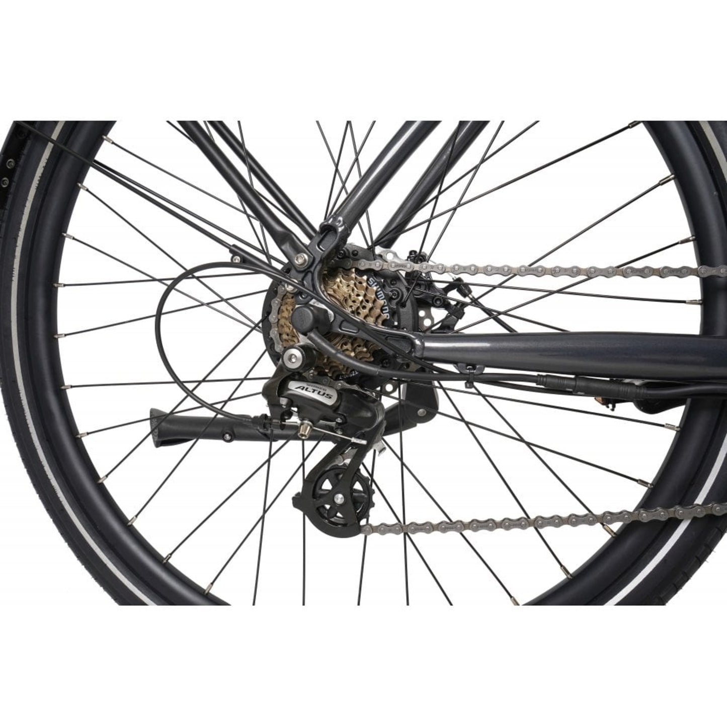 dawes scenic crossbar electric bike tyre