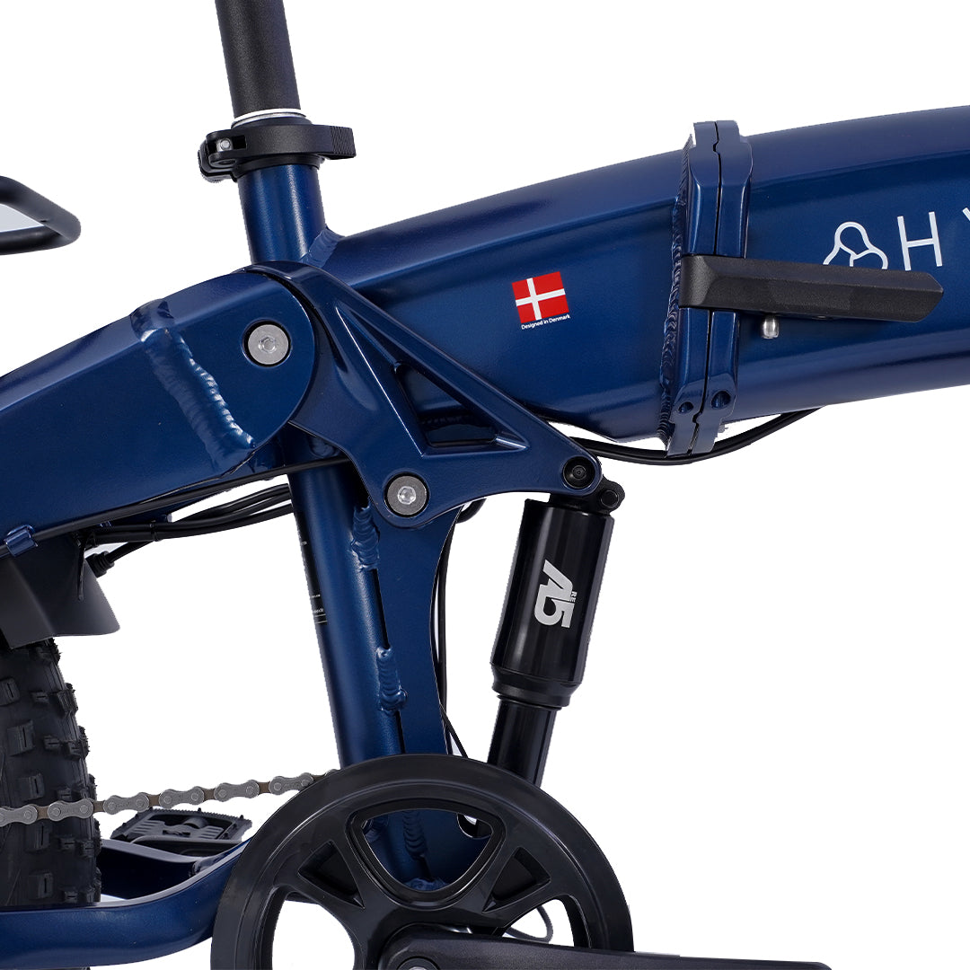 Hygge Sorø Electric Bike Royal Blue Pedal