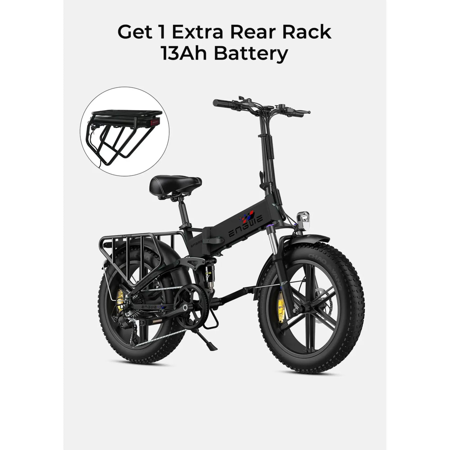ENGWE ENGINE X Electric Bike Max Speed 25 km/h Full Suspension Foldable