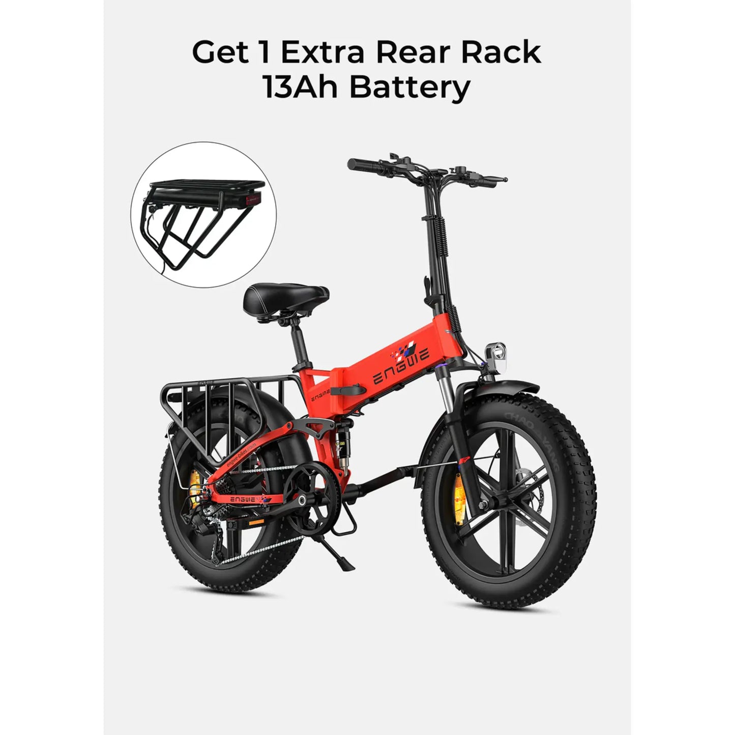 ENGWE ENGINE X Electric Bike Max Speed 25 km/h Full Suspension Foldable