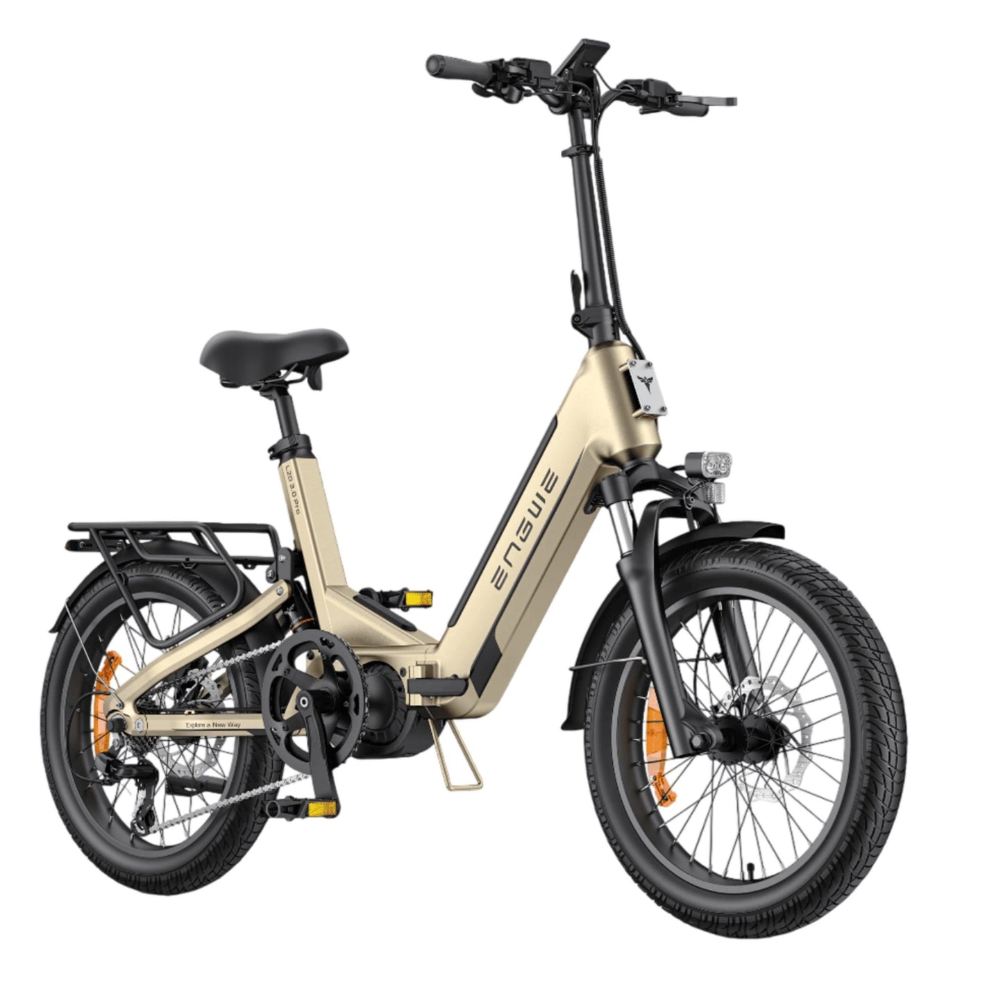 engwe l20 3.0 Pro gold color full view
