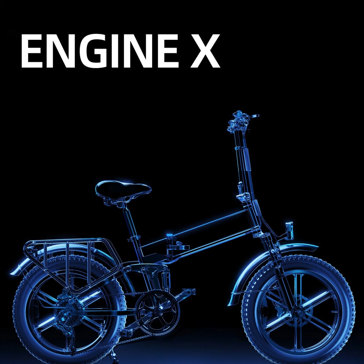 ENGWE ENGINE X Electric Bike Max Speed 25 km/h Full Suspension Foldable