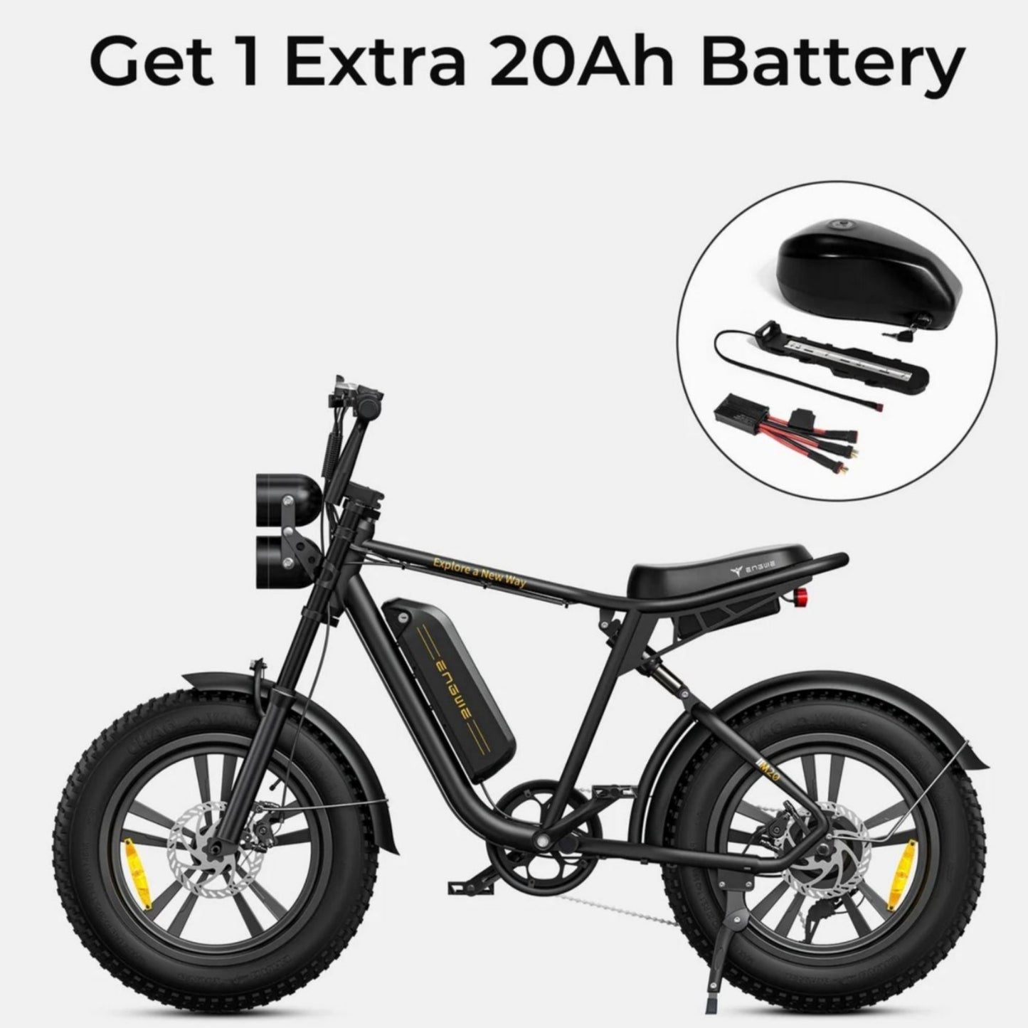 ENGWE M20 Electric Bike 25 km/h Dual Suspension Single Battery