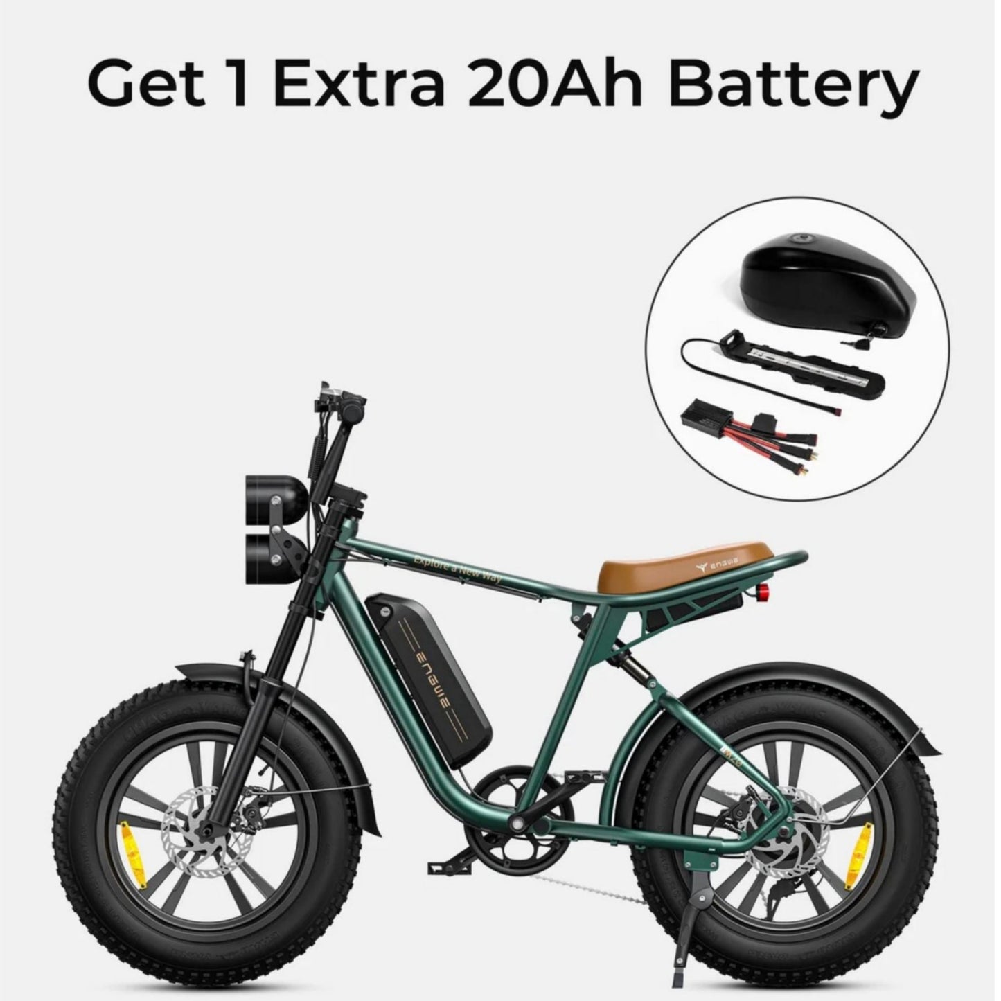 ENGWE M20 Electric Bike 25 km/h Dual Suspension Single Battery