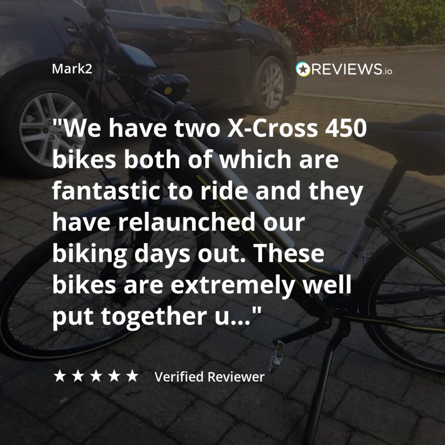 Mark2 X-Cross 450 Electric Bike Lightweight Step Through With Removable Battery