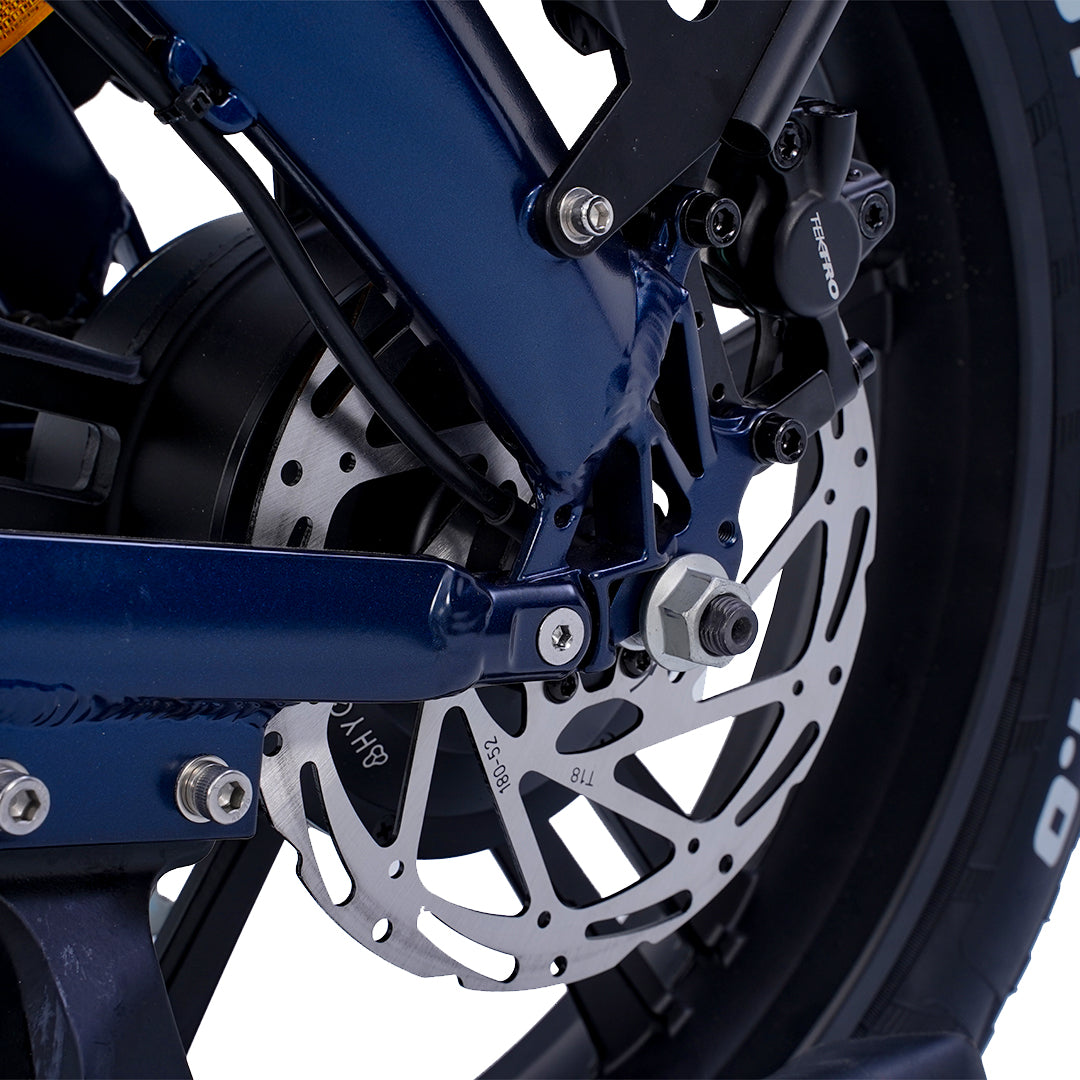 Hygge Sorø Electric Bike Royal Blue Fat Tyre