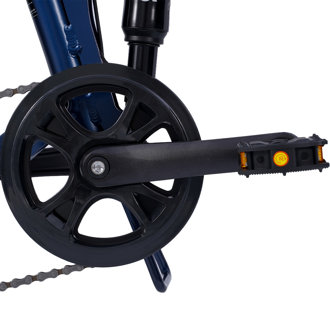 Hygge Sorø Electric Bike Royal Blue Pedal View