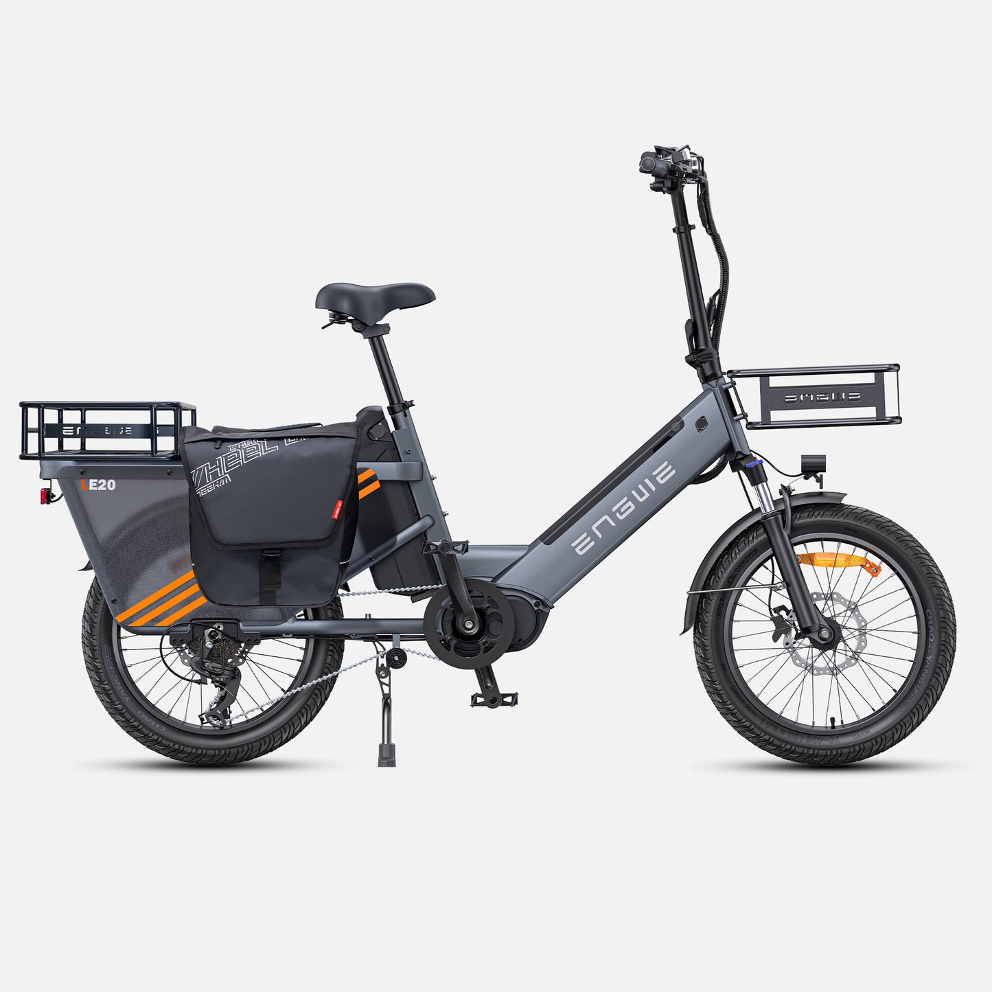 ENGWE LE20 Electric Bike 250W Mid-drive Torque Sensor Step-Thru Cargo Ebike
