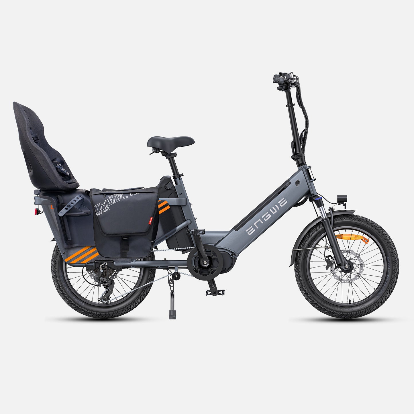 ENGWE LE20 Electric Bike 250W Mid-drive Torque Sensor Step-Thru Cargo Ebike