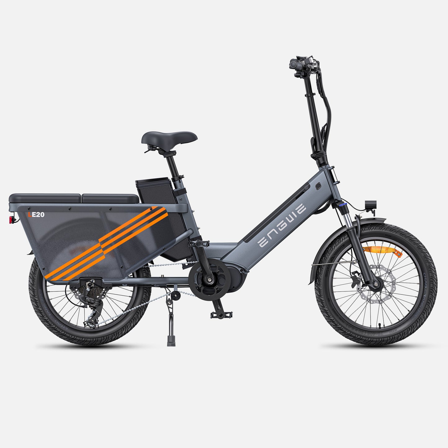 ENGWE LE20 Electric Bike 250W Mid-drive Torque Sensor Step-Thru Cargo Ebike