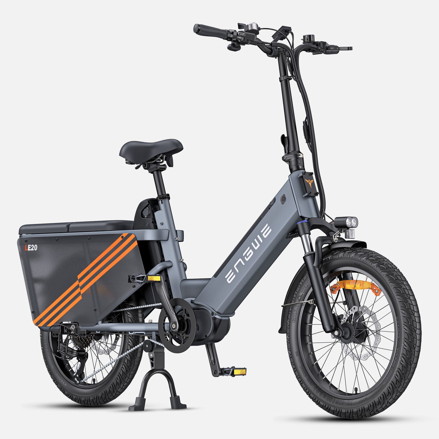 ENGWE LE20 Electric Bike 250W Mid-drive Torque Sensor Step-Thru Cargo Ebike
