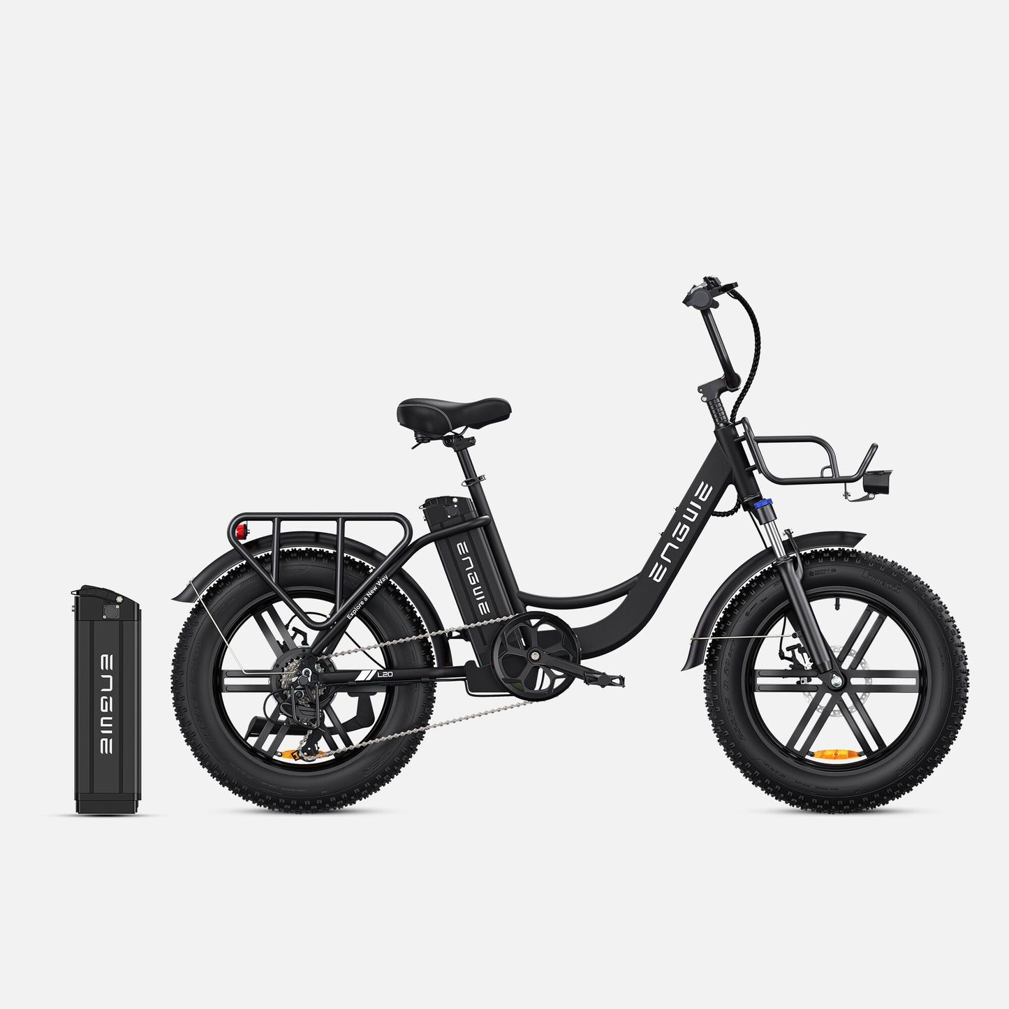 ENGWE L20 Electric Bike 140km Max Speed Front Suspension Step-Thru E-bike