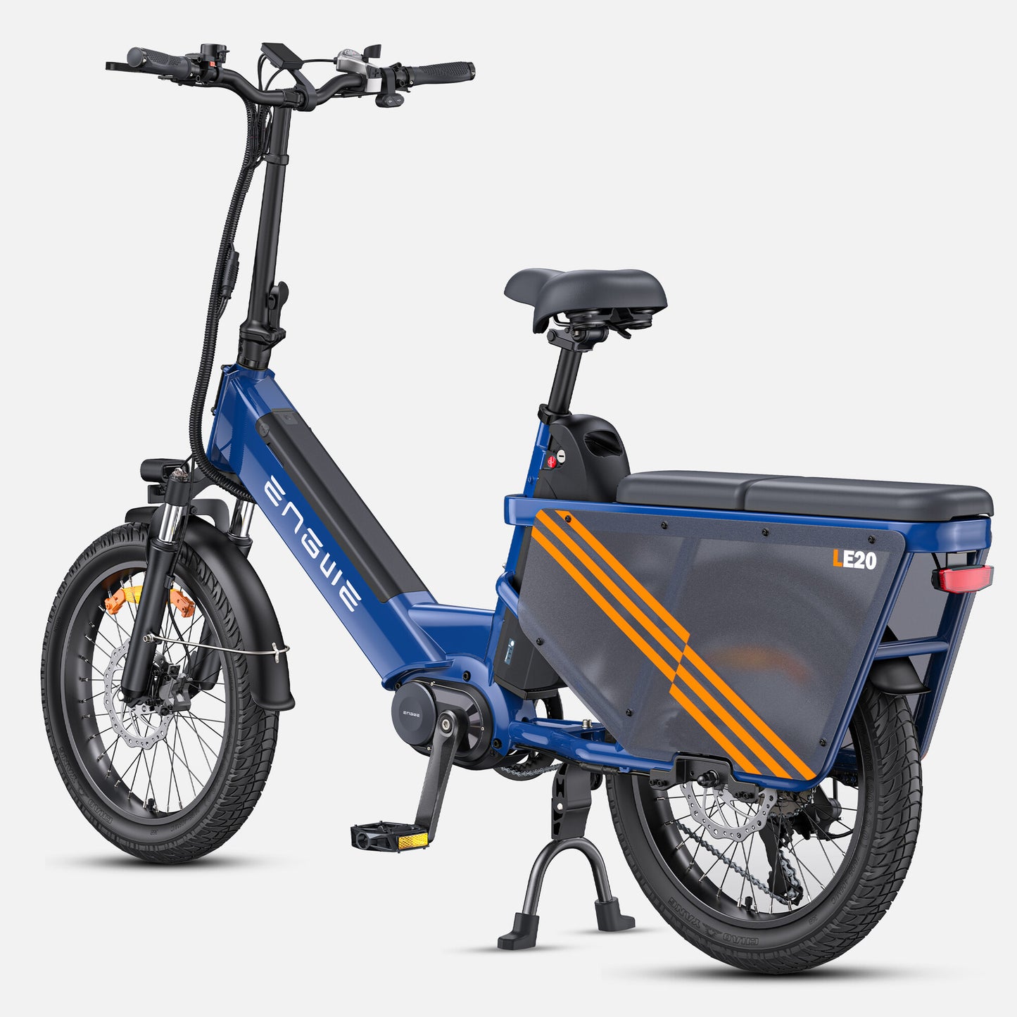 ENGWE LE20 Electric Bike 250W Mid-drive Torque Sensor Step-Thru Cargo Ebike