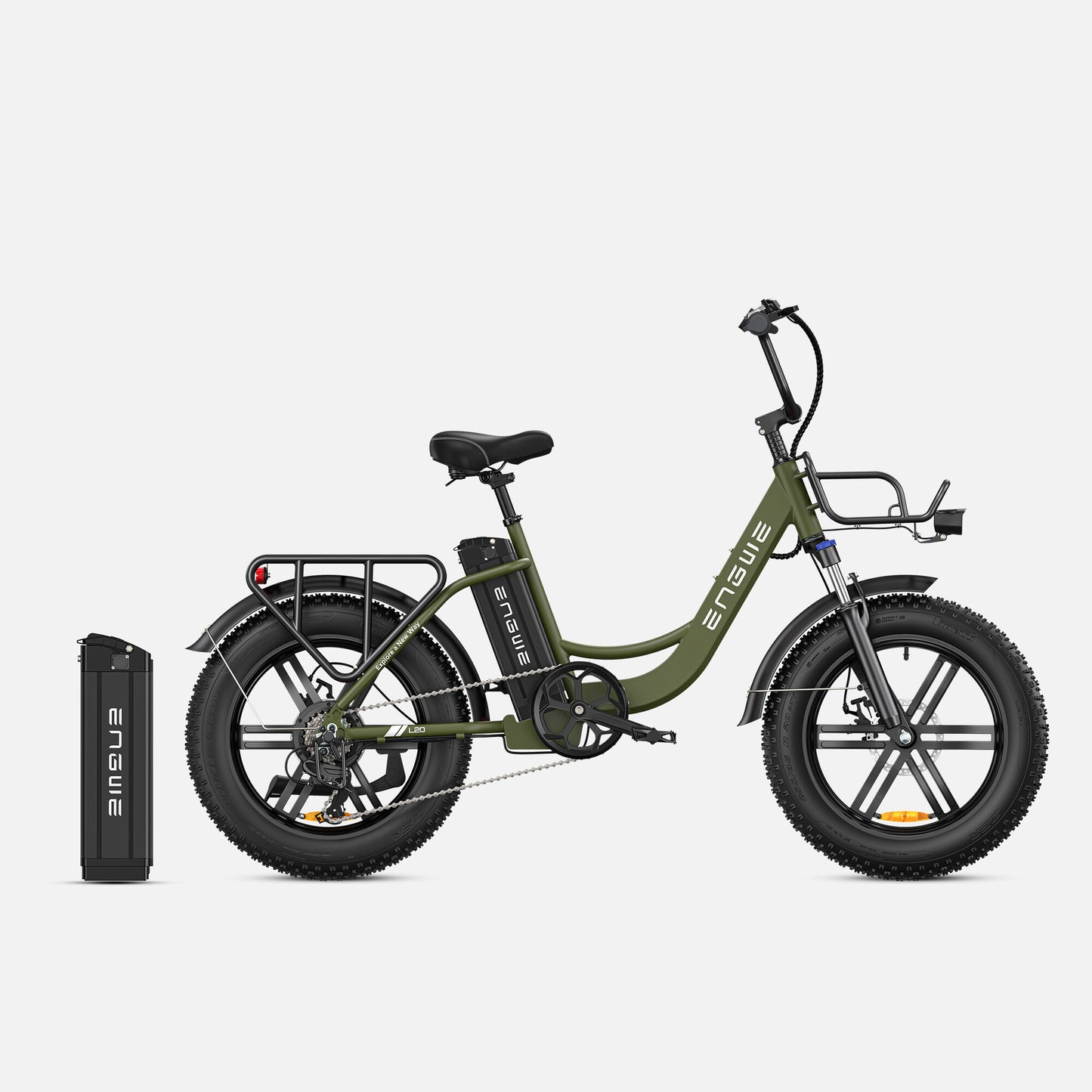ENGWE L20 Electric Bike 140km Max Speed Front Suspension Step-Thru E-bike
