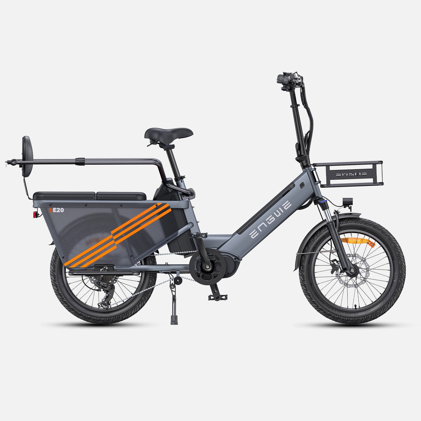 ENGWE LE20 Electric Bike 250W Mid-drive Torque Sensor Step-Thru Cargo Ebike
