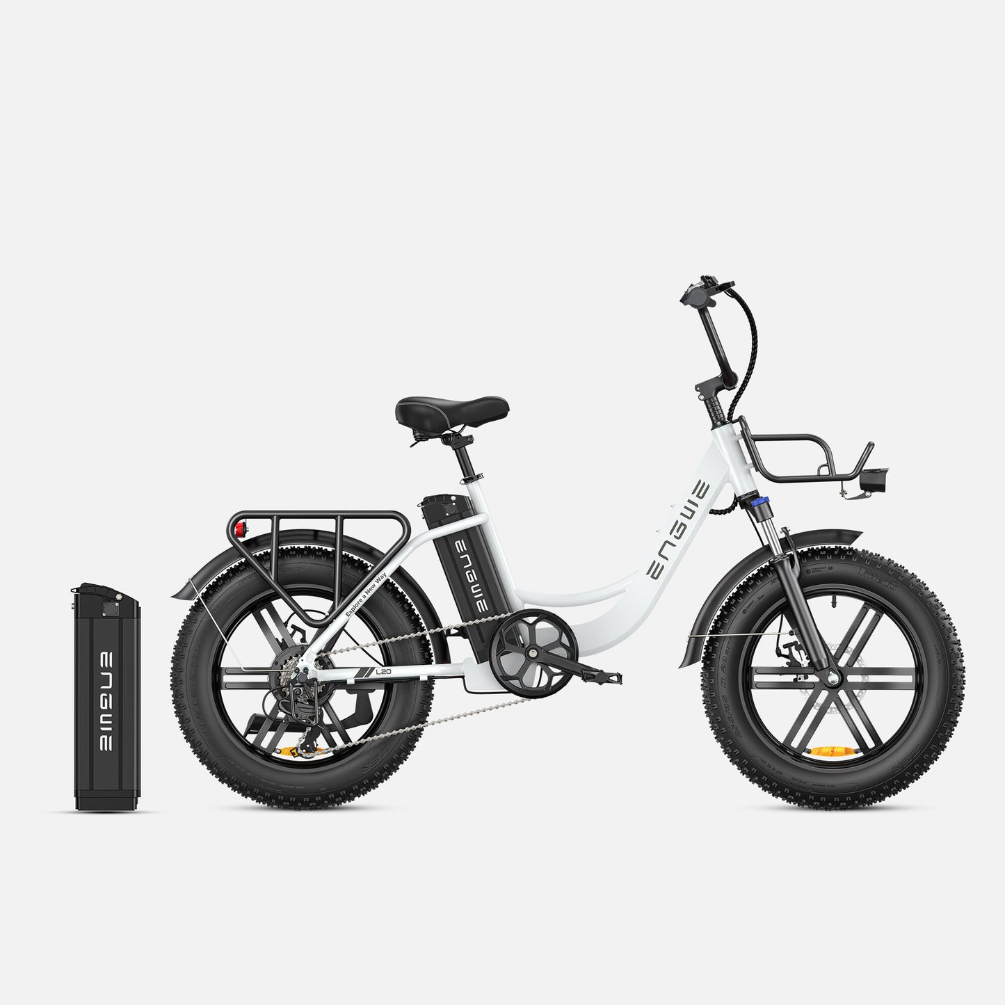 ENGWE L20 Electric Bike 140km Max Speed Front Suspension Step-Thru E-bike