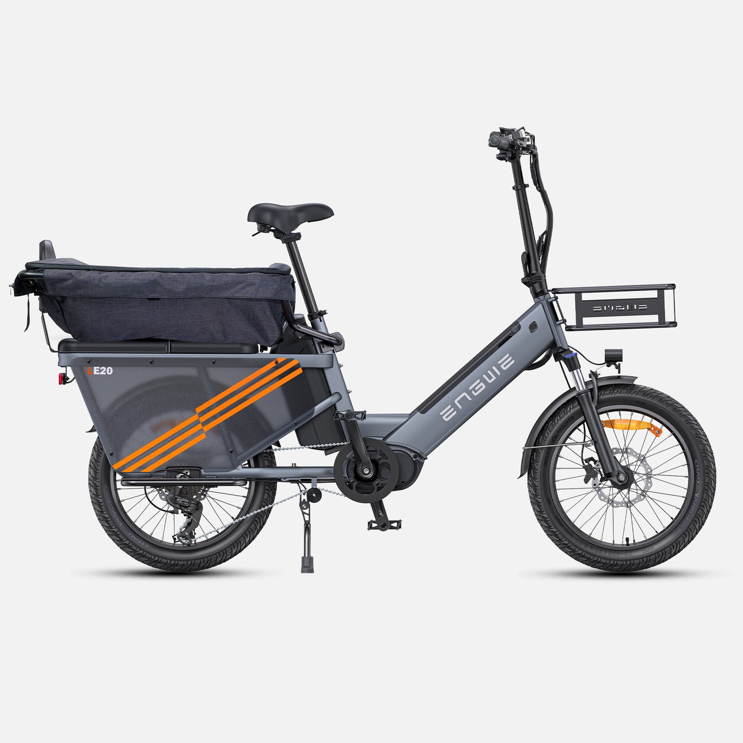 ENGWE LE20 Electric Bike 250W Mid-drive Torque Sensor Step-Thru Cargo Ebike