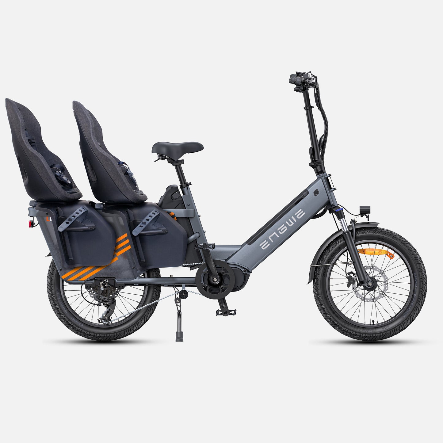 ENGWE LE20 Electric Bike 250W Mid-drive Torque Sensor Step-Thru Cargo Ebike