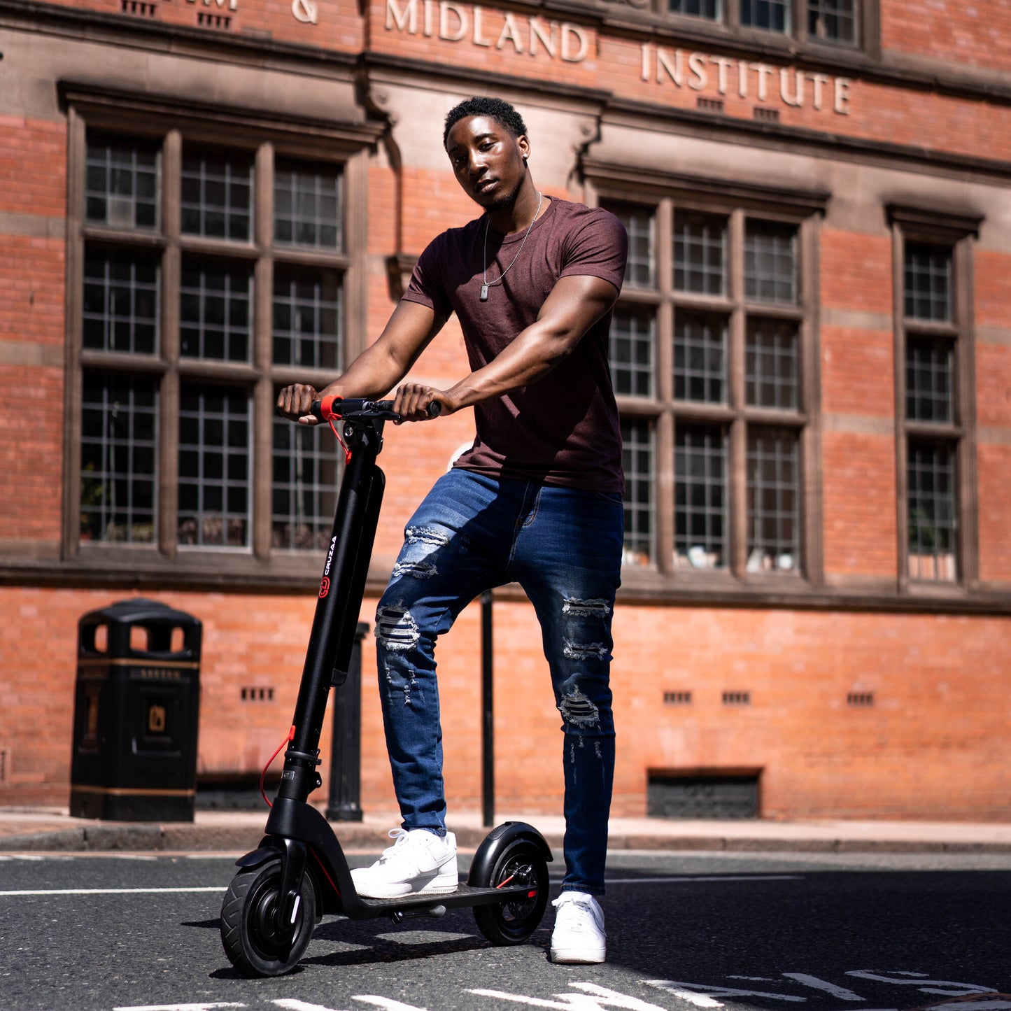 Cruzaa Commuta Electric Scooter 45km Range Foldable Institute