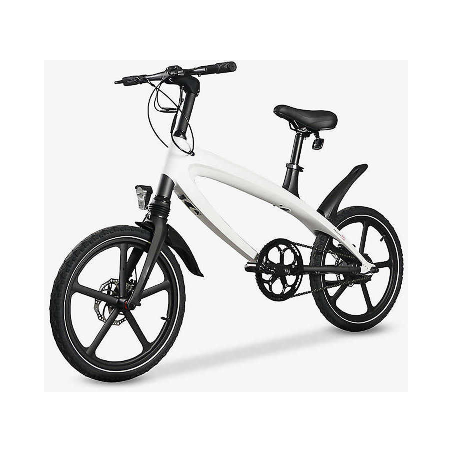 Cruzaa Racing White Electric Bike