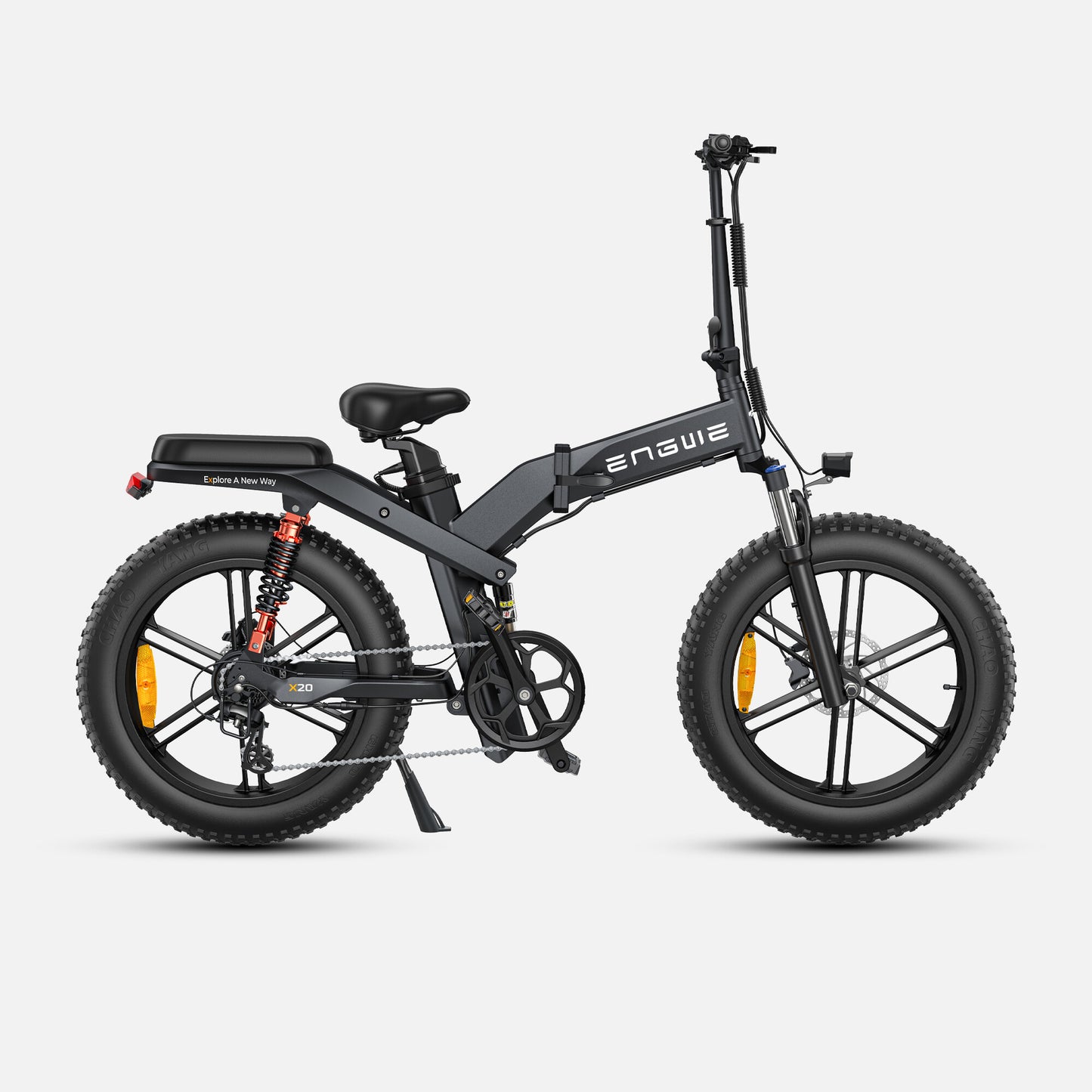 ENGWE X20 Electric Bike 150KM Triple Suspension Foldable