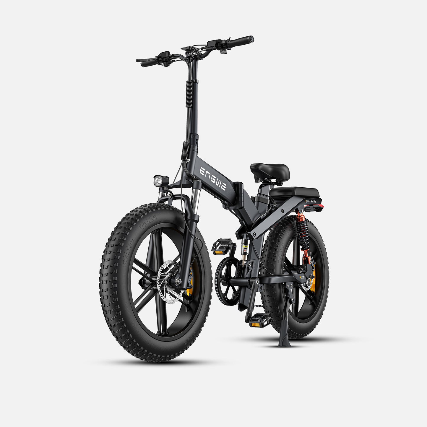 ENGWE X20 Electric Bike 150KM Triple Suspension Foldable