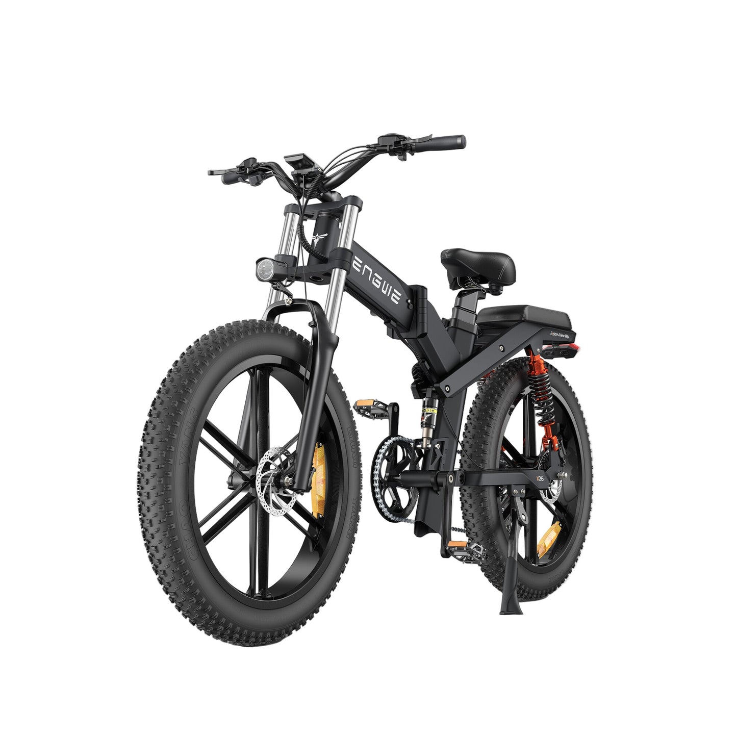 ENGWE X26 Electric Bike 1000W 150KM Triple Suspension Foldable Electric Bike