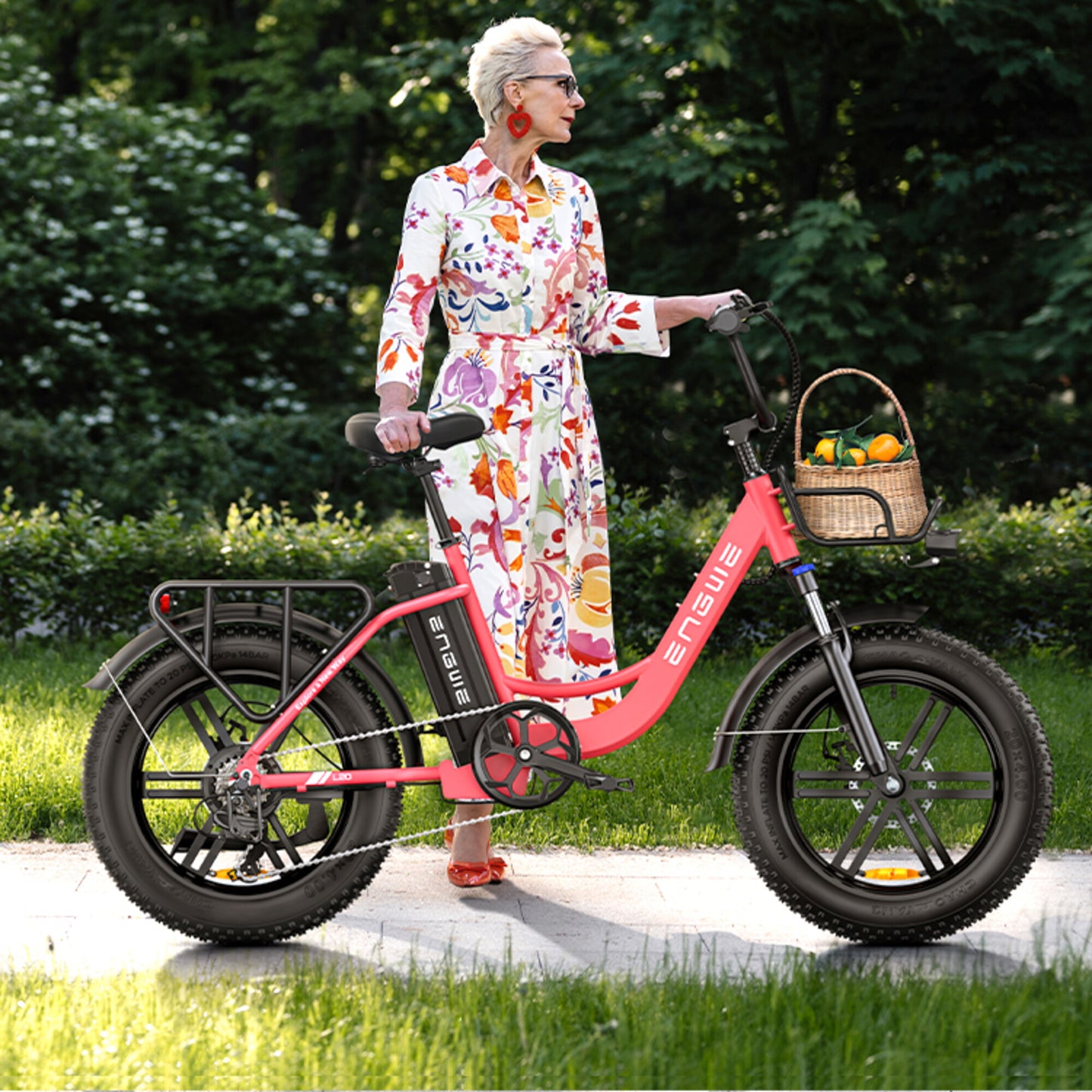 ENGWE L20 Electric Bike 140km Max Speed Front Suspension Step-Thru E-bike