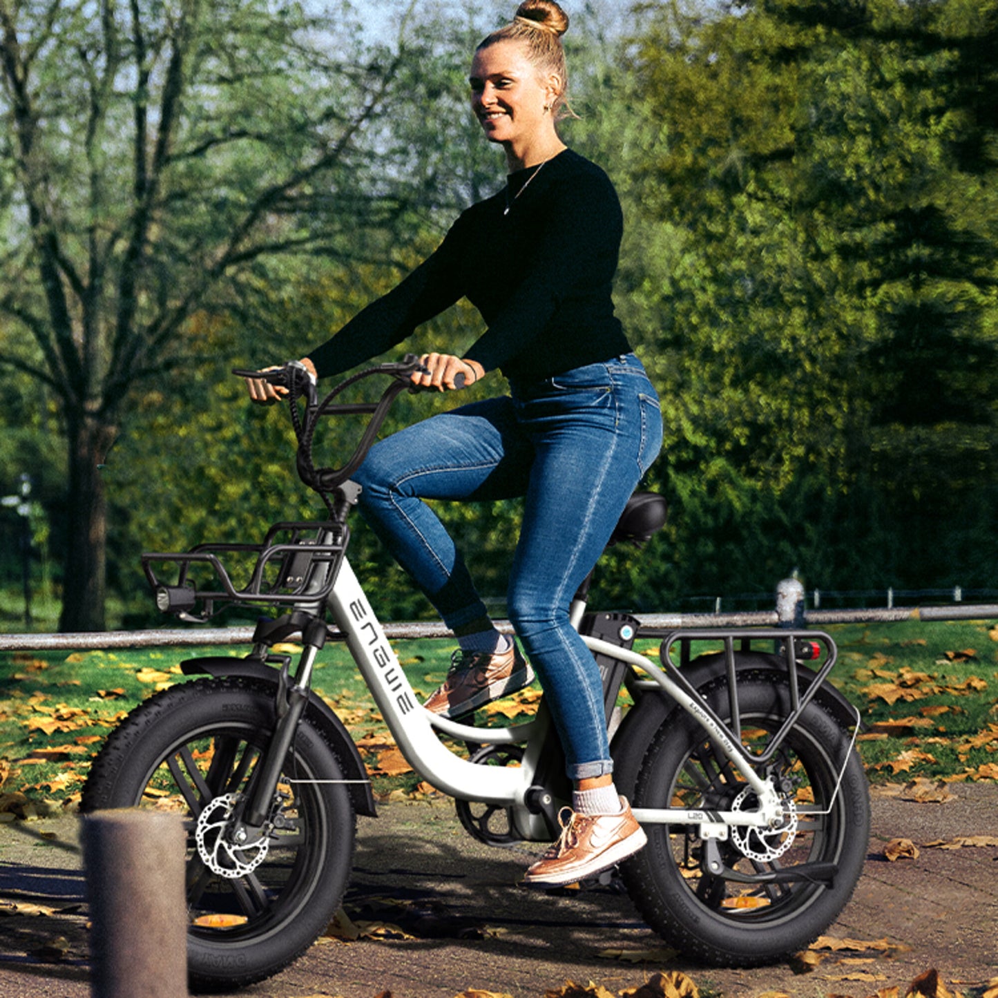 ENGWE L20 Electric Bike 140km Max Speed Front Suspension Step-Thru E-bike