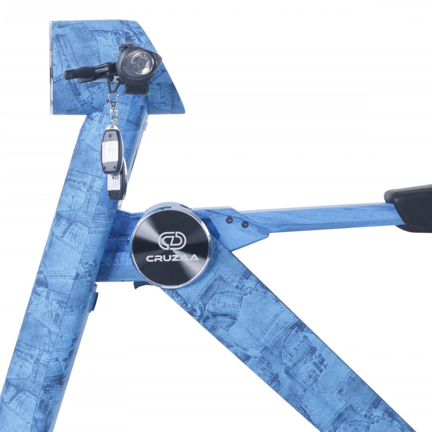 Cruzaa Limited Edition Denim Blue Electric Scooter with Built-in Speakers & Bluetooth