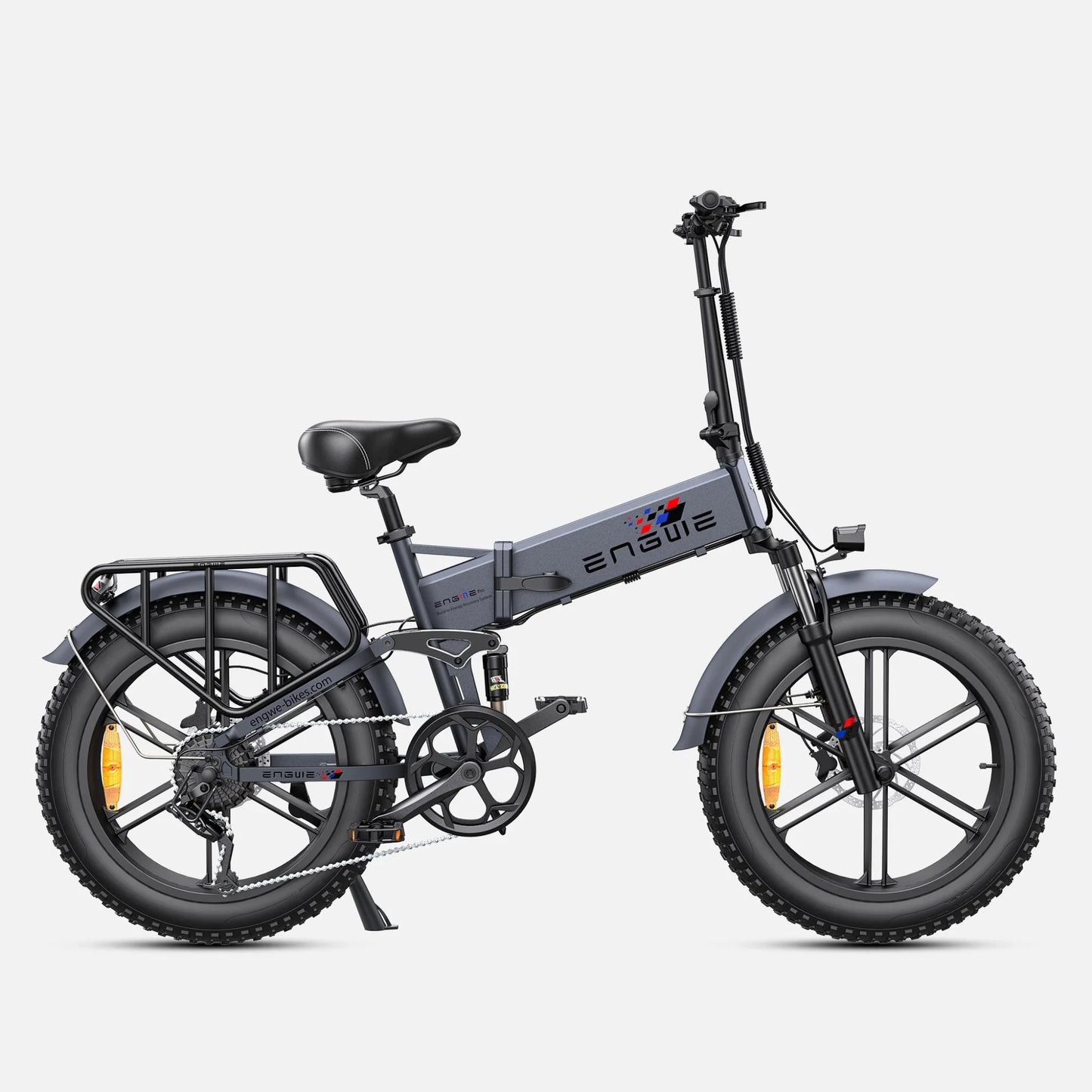 ENGWE ENGINE PRO Electric Bike 1000W 12KM Full Suspension Foldable E-bike