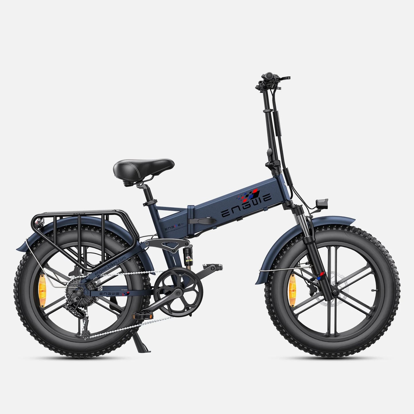 ENGWE ENGINE PRO Electric Bike 1000W 12KM Full Suspension Foldable E-bike