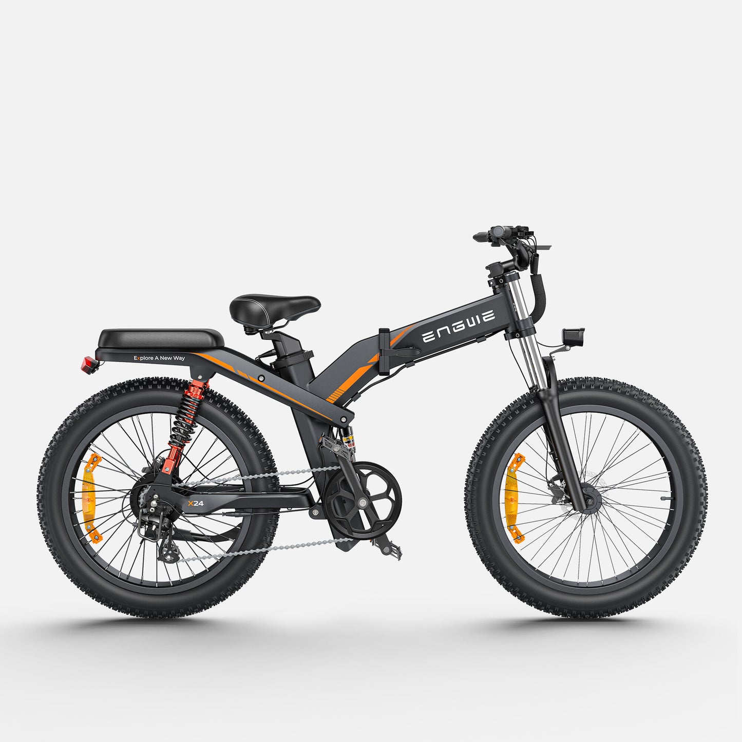 ENGWE X24 Electric Bike 1000W 150KM Triple Suspension Foldable Electric Bike