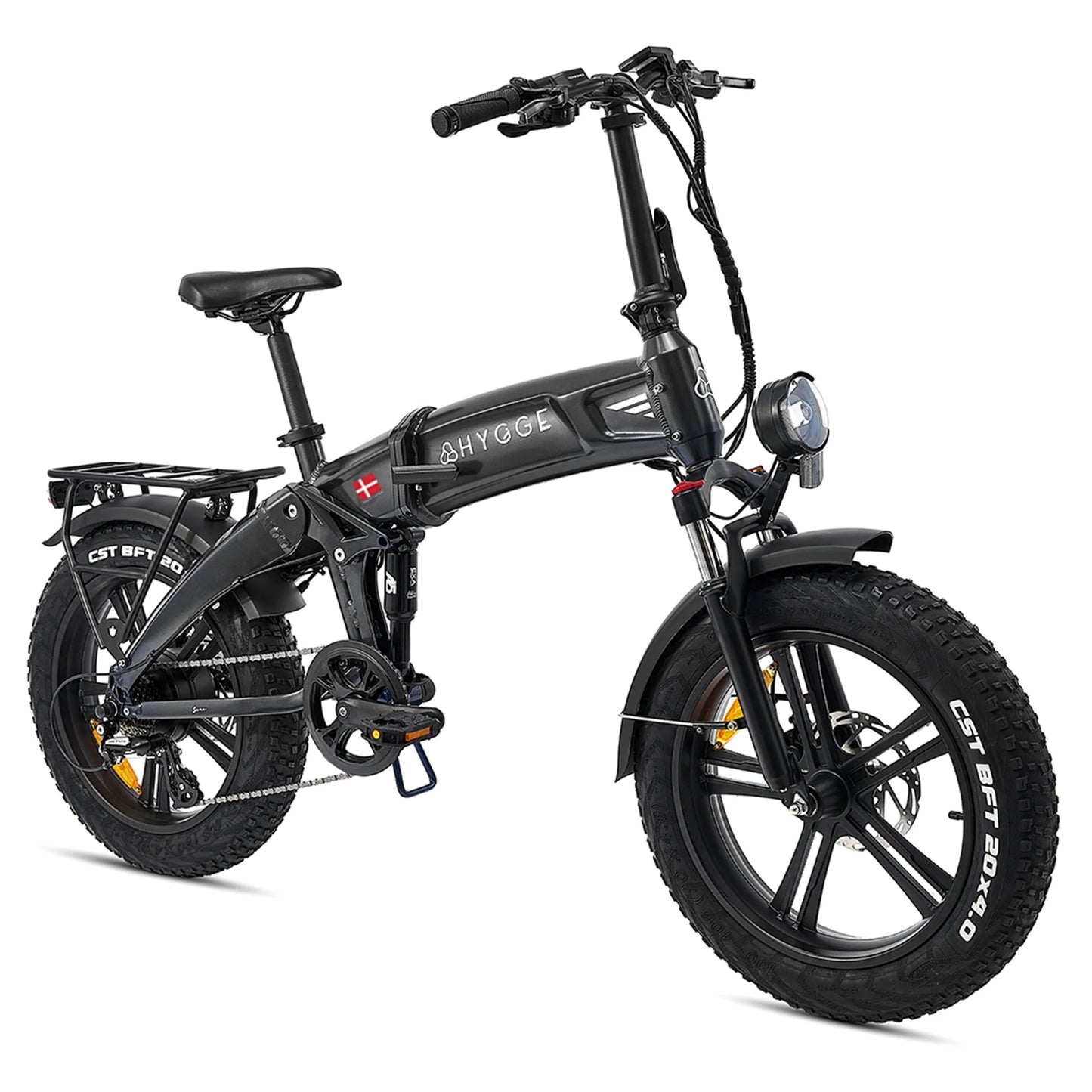 Hygge Sorø Electric Bike Full Suspension Foldable With 250W Motor