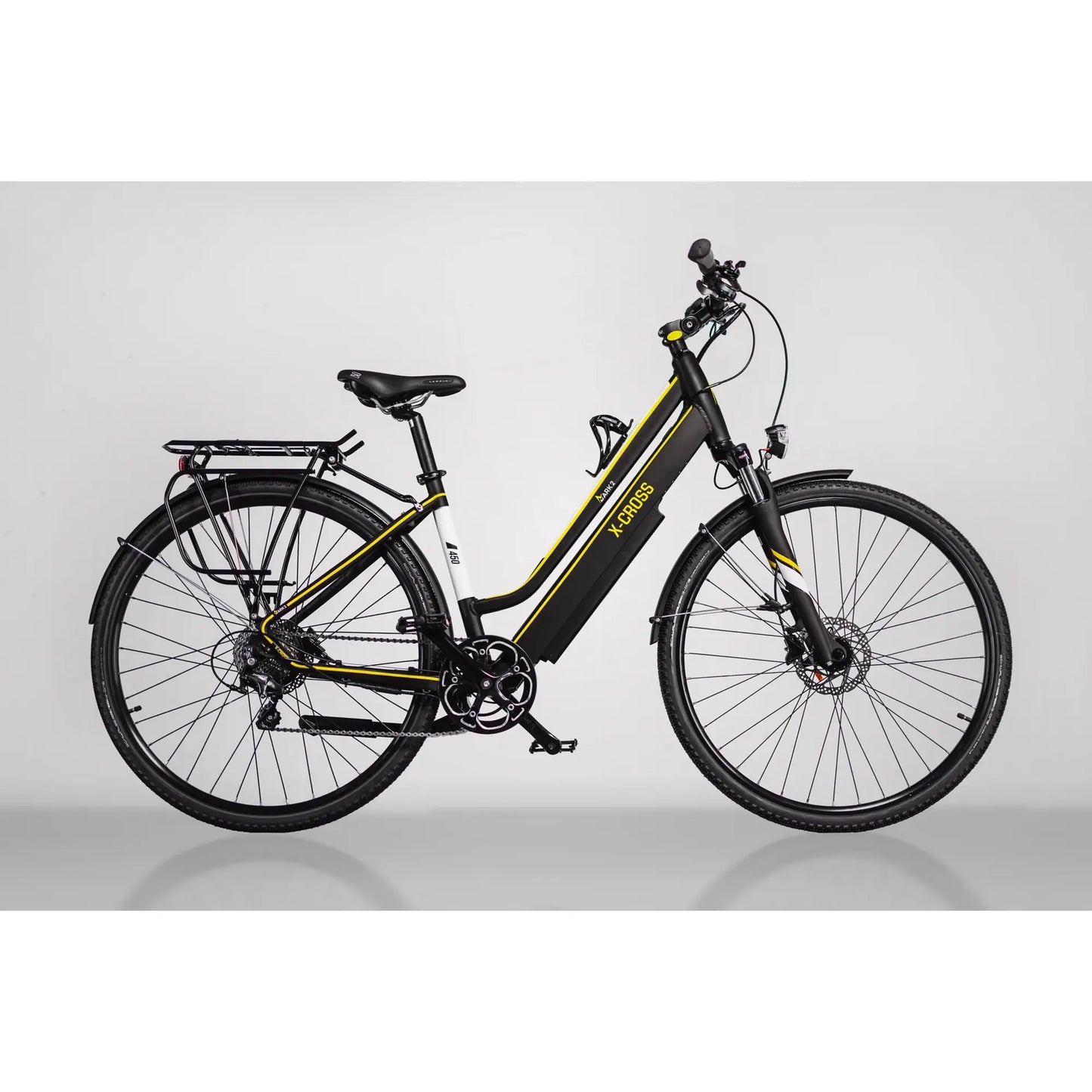 Mark2 X-Cross 450S Electric Bike Step Through With 460Wh 12.8Ah Removable Battery