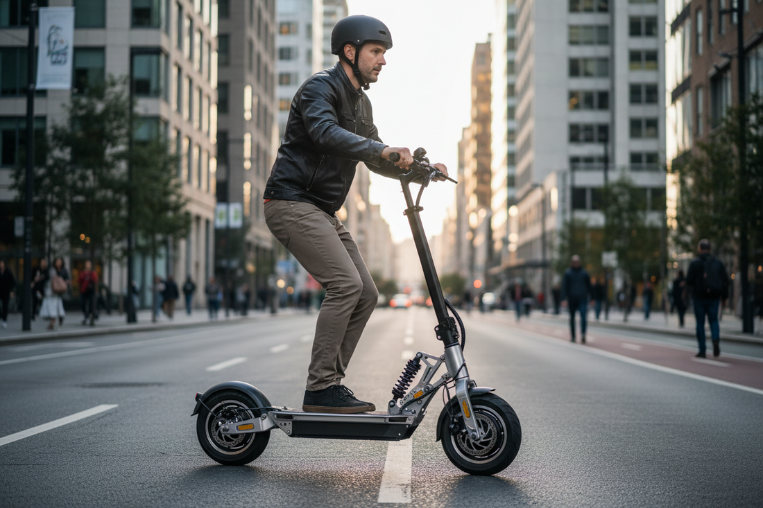 Electric Scooter With Good Shock Absorption